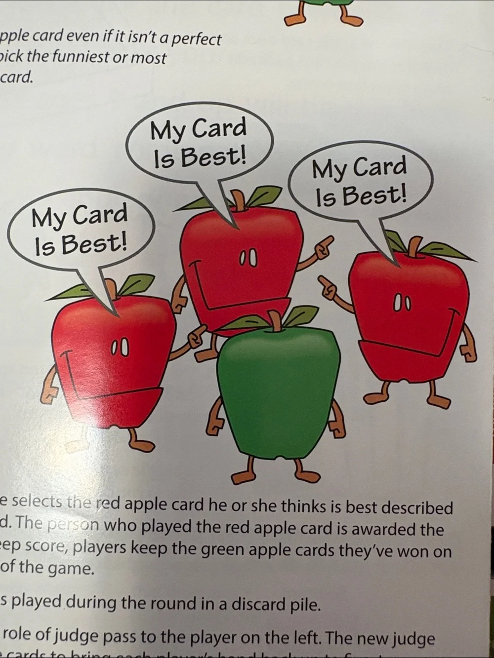Apples to Apples Junior Kids Party Game - Green